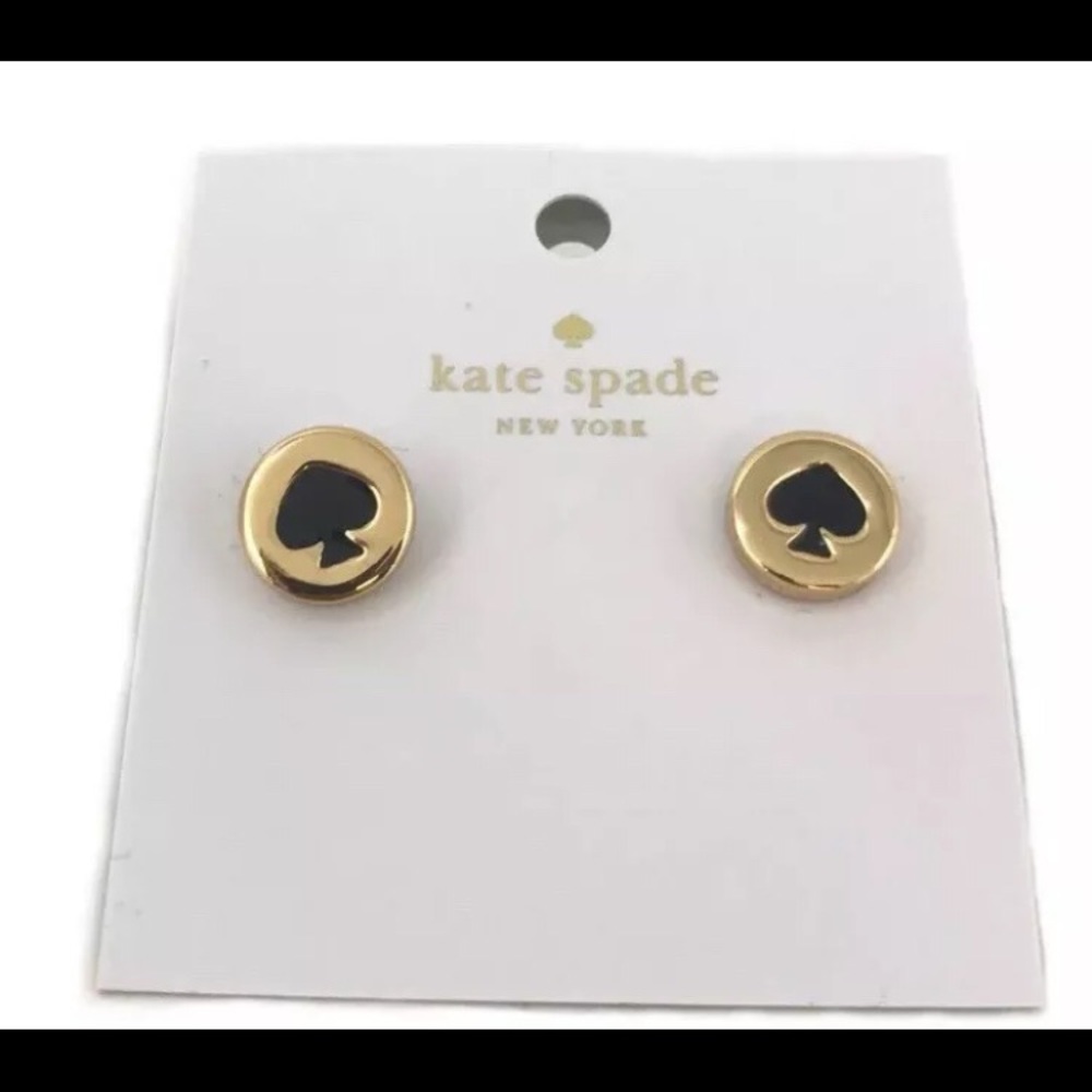 Kate Spade  The Spade Black Studs Earrings